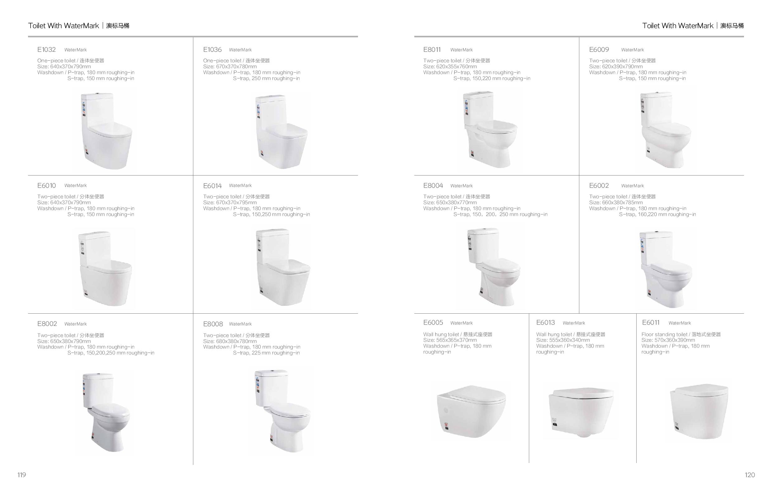 CABINET TOILET BASIN SHOWER SCREEN EM Page 052